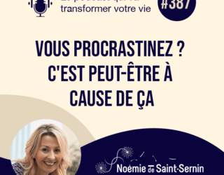Vous procrastinez ? C’est peut-être à cause de ça [Episode 387]